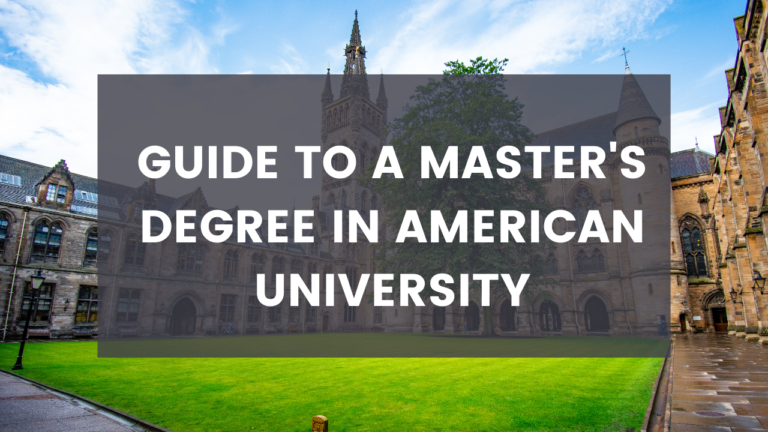 Master's Degree in American University